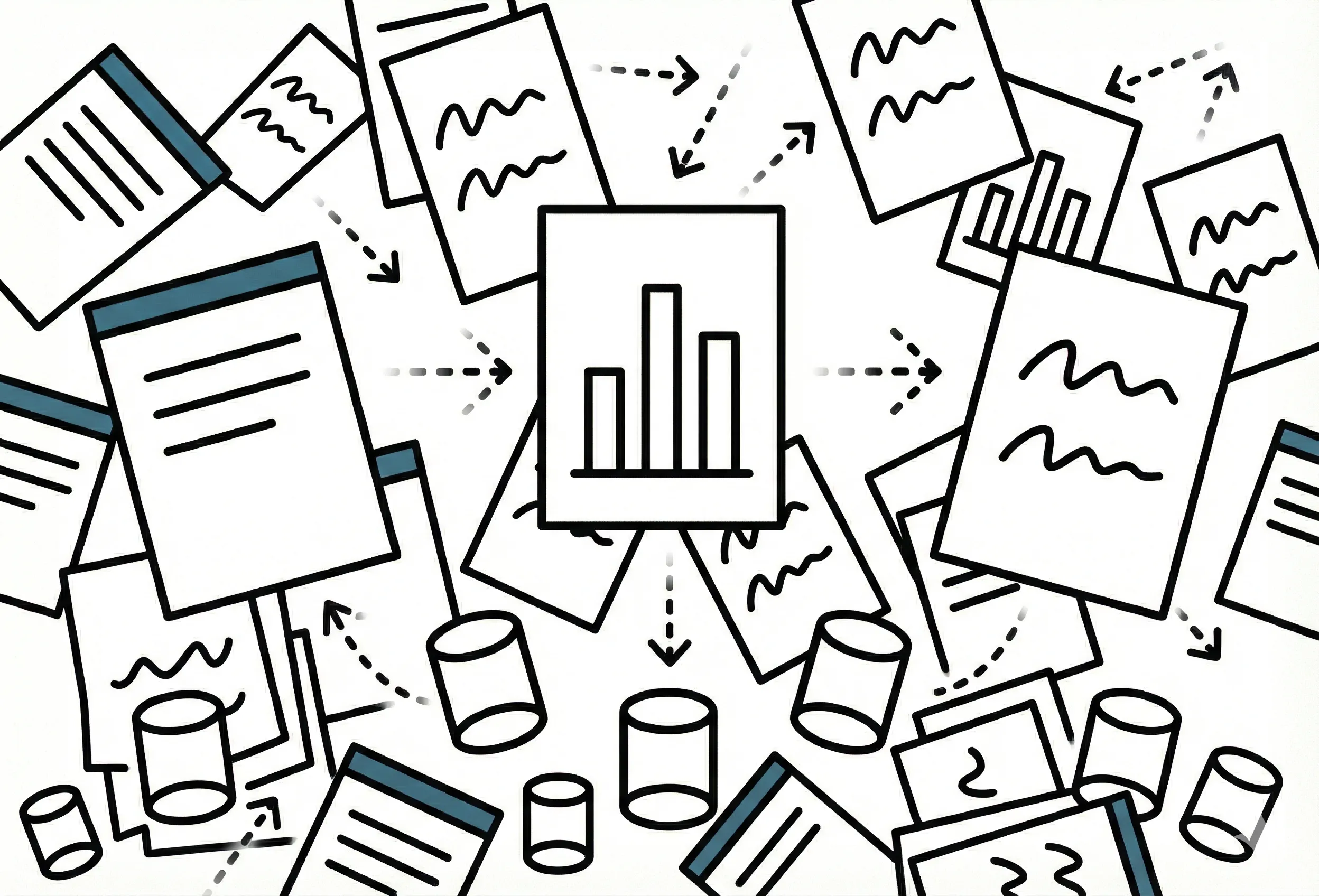 データがバラバラ